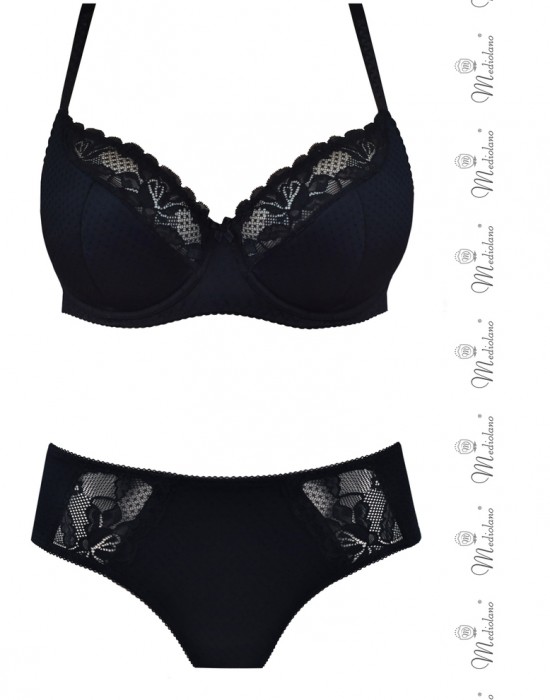 Полуподплатен сутиен в черен цвят DITA 11058 - Sabrina.bg