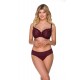 Микрофибърни макси бикини с дантела в цвят бордо 2205-06 - Sabrina.bg