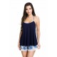Дамска пижама в син цвят SUMMER 11083 - Sabrina.bg