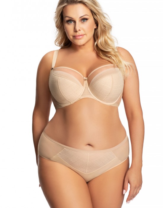 Бразилиани в бежов цвят K682 CHRISTINA - Sabrina.bg