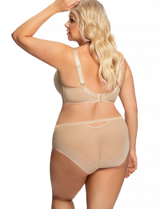 Сутиен с полуподплатени чашки в бежов цвят K680 CHRISTINA - Sabrina.bg