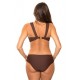 Бански костюм от две части в кафяв цвят Amina M-658-12 - Sabrina.bg