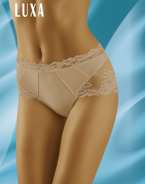 Микрофибърни бикини в бежов цвят LUXA - Sabrina.bg