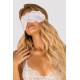 Еротична сатенена маска AMOR BLANCO - Sabrina.bg