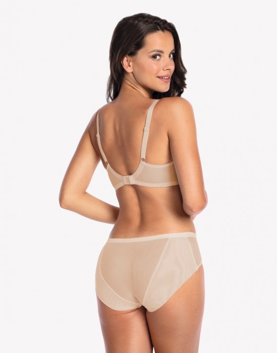 Микрофибърни бикини в бежов цвят SONIA 1058 - Sabrina.bg