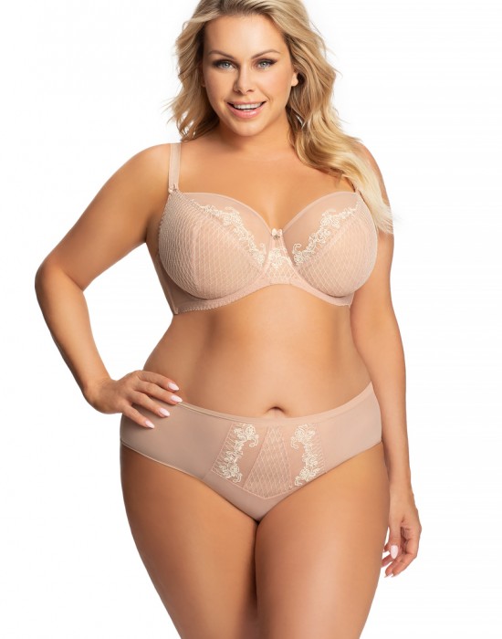 Макси сутиен с меки чашки в цвят пудра K689 BLANCHE - Sabrina.bg
