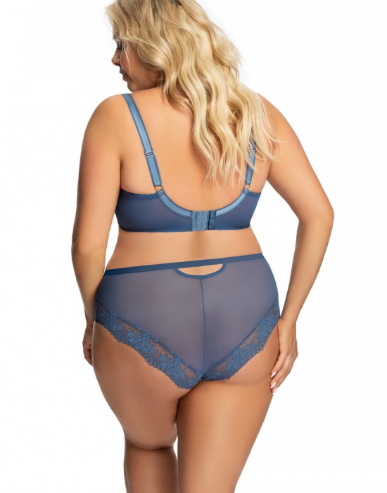 Бикини с дантела в син цвят K705 ELAINE - Sabrina.bg