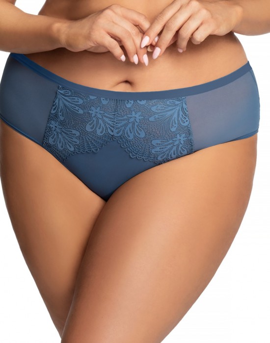 Бикини с дантела в син цвят K705 ELAINE - Sabrina.bg