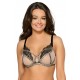 Сутиен с меки чашки в бежов цвят AV 2012 LEOPARD - Sabrina.bg