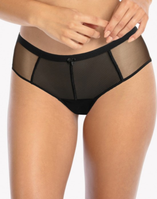 Микрофибърни бикини в черен цвят SONIA 1058 - Sabrina.bg