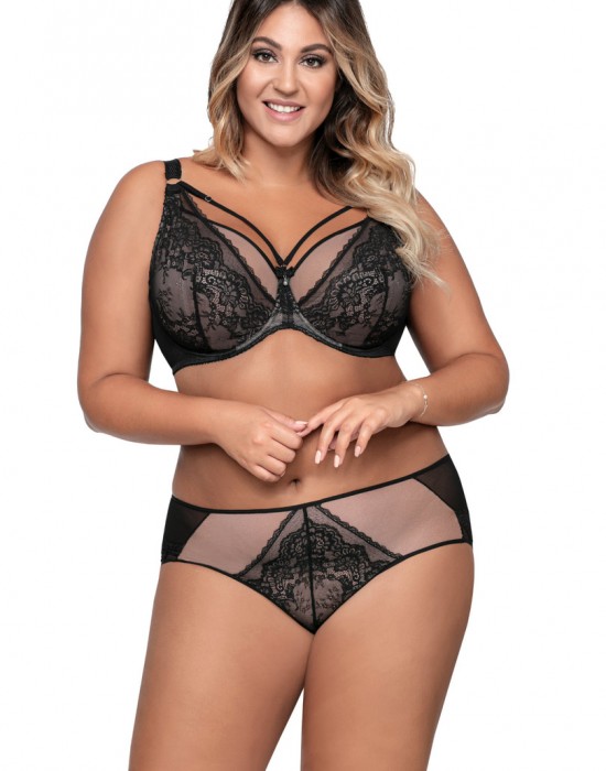 Бикини с дантела в черен цвят AV 1824/1 - Sabrina.bg