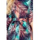 Широка рокля в цветен десен 287-20 - Sabrina.bg