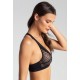 Сутиен с меки чашки в черен цвят LACE - Sabrina.bg