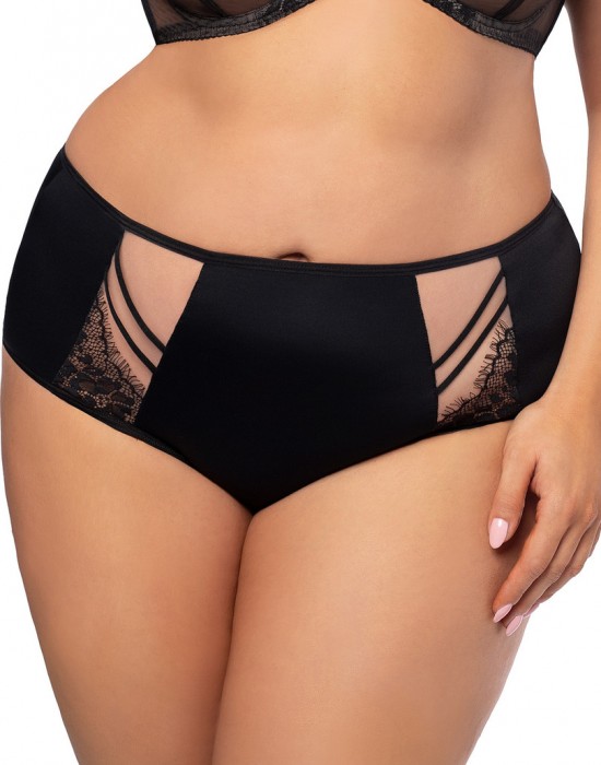 Бикини с висока талия в черен цвят PARADISE K497 - Sabrina.bg