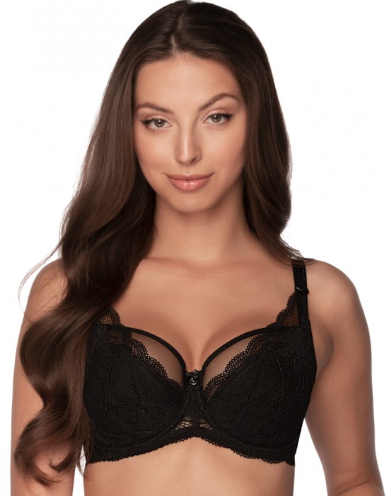 Сутиен с полуподплатени чашки в черен цвят VERONIKA 2 931 - Sabrina.bg