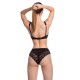 Сутиен с меки чашки в черен цвят L-POL5023BR-02 - Sabrina.bg